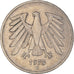 Moeda, ALEMANHA - REPÚBLICA FEDERAL, 5 Mark, 1975, Karlsruhe, AU(50-53)