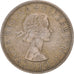 Moneda, Gran Bretaña, Elizabeth II, 1/2 Crown, 1960, MBC, Cobre - níquel