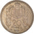 Munten, Monaco, Louis II, 20 Francs, Vingt, 1947, ZF+, Cupro-nikkel, KM:124