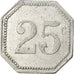 Moneta, Francia, Avers-Revers identiques, Non identifiable, 25 Centimes, BB