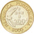 Moneda, Portugal, 200 Escudos, 2000, SC, Bimetálico, KM:726