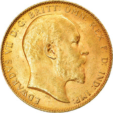 Moneta, Gran Bretagna, Edward VII, Sovereign, 1905, SPL-, Oro, KM:805