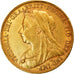 Moneda, Gran Bretaña, Victoria, Sovereign, 1899, MBC+, Oro, KM:785