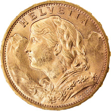 Moneta, Svizzera, 20 Francs, 1930, Bern, SPL, Oro, KM:35.1