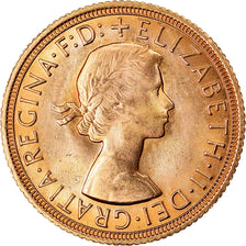 Moneta, Gran Bretagna, Elizabeth II, Sovereign, 1967, SPL+, Oro, KM:908