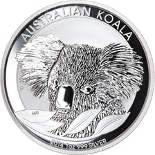 Coin, Australia, Australian Koala, 1 Dollar, 2014, 1 Oz, MS(65-70), Silver