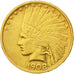 Stati Uniti, Indian Head, $10, Eagle, 1908, U.S. Mint, Philadelphia, BB, Oro,...