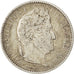 Coin, France, Louis-Philippe, 50 Centimes, 1847, Paris, EF(40-45), Silver