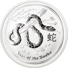 Monnaie, Australie, Année du Serpent, 1 Dollar, 2013, 1 Oz, FDC, Argent