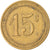 Moneda, Francia, Uncertain Mint, 15 Centimes, Denomination on both sides, MBC