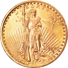 Coin, United States, Saint-Gaudens, $20, Double Eagle, 1920, Philadelphia