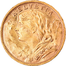 Monnaie, Suisse, 20 Francs, 1935, Bern, SPL, Or, KM:35.1