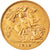 Coin, Great Britain, George V, 1/2 Sovereign, 1913, AU(50-53), Gold, KM:819