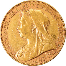 Monnaie, Grande-Bretagne, Victoria, Sovereign, 1900, Londres, TTB, Or, KM:785