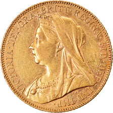 Moneta, Wielka Brytania, Victoria, Sovereign, 1900, London, EF(40-45), Złoto