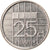 Münze, Niederlande, Beatrix, 25 Cents, 1991, SS+, Nickel, KM:204