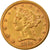 Moneda, Estados Unidos, $5, Half Eagle, 1881, Philadelphia, MBC, Oro, KM:101