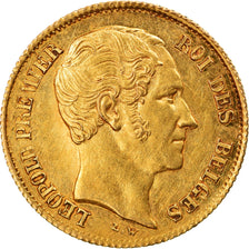 Coin, Belgium, Leopold I, 10 Francs, 10 Frank, 1849, AU(55-58), Gold, KM:18