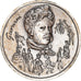 França, Medal, Paul Gavarni, Artes e Cultura, 1972, AU(55-58), Prata Cromada a