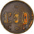 Moneda, Francia, C E (countermark), Uncertain Mint, 1.50 Franc, MBC, Latón