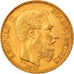 Coin, Belgium, Leopold II, 20 Francs, 20 Frank, 1867, AU(55-58), Gold, KM:32