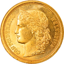 Moneda, Suiza, 20 Francs, 1886, EBC+, Oro, KM:31.3