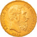 Moneda, Bélgica, Leopold II, 20 Francs, 20 Frank, 1875, SC, Oro, KM:37