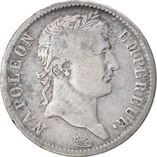 Moeda, França, Napoléon I, Franc, 1808, Lille, VF(30-35), Prata, KM:682.14