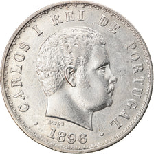 Münze, Portugal, Carlos I, 500 Reis, 1896, SS, Silber, KM:535