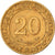 Moneta, Algeria, 20 Centimes, 1972, BB, Alluminio-bronzo, KM:103