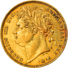 Monnaie, Grande-Bretagne, George IV, Sovereign, 1822, TTB, Or, KM:682