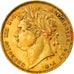 Moneda, Gran Bretaña, George IV, Sovereign, 1822, MBC, Oro, KM:682