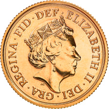 Coin, Great Britain, Elizabeth II, Sovereign, 2018, MS(65-70), Gold