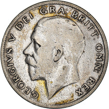 Moneta, Gran Bretagna, George V, 1/2 Crown, 1929, MB+, Argento, KM:835