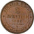 Moneda, Estados alemanes, SAXONY-ALBERTINE, Johann, 2 Pfennig, 1866, EBC, Cobre