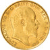 Moneta, Gran Bretagna, Edward VII, 1/2 Sovereign, 1907, BB+, Oro, KM:804