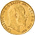 Coin, Great Britain, Edward VII, 1/2 Sovereign, 1908, AU(50-53), Gold, KM:804