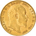 Moeda, Grã-Bretanha, Edward VII, 1/2 Sovereign, 1908, AU(50-53), Dourado