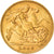 Coin, Great Britain, Edward VII, 1/2 Sovereign, 1909, AU(50-53), Gold, KM:804