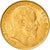 Moneda, Gran Bretaña, Edward VII, 1/2 Sovereign, 1910, MBC+, Oro, KM:804