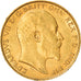 Moneta, Gran Bretagna, Edward VII, 1/2 Sovereign, 1910, BB+, Oro, KM:804