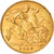 Moneda, Gran Bretaña, Edward VII, 1/2 Sovereign, 1910, MBC+, Oro, KM:804