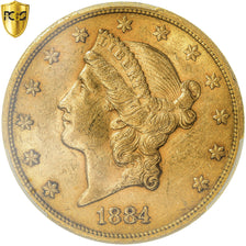 Münze, Vereinigte Staaten, Liberty Head, $20, Double Eagle, 1884, Carson City