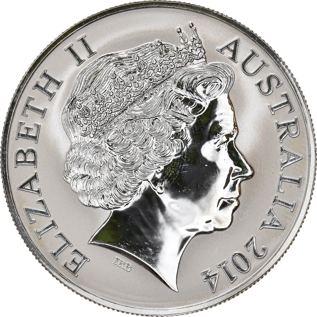 Moneta Australia Elizabeth II Saltwater Crocodile 1 Dollar 2014 1 Oz FDC –