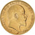 Moneda, Gran Bretaña, Edward VII, 1/2 Sovereign, 1910, MBC+, Oro, KM:804