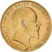 Münze, Großbritannien, Edward VII, 1/2 Sovereign, 1910, SS+, Gold, KM:804