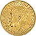 Moneda, Gran Bretaña, George V, 1/2 Sovereign, 1912, MBC+, Oro, KM:819