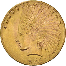 Moneda, Estados Unidos, Indian Head, $10, Eagle, 1926, Philadelphia, EBC, Oro