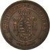 Coin, German States, SAXONY-ALBERTINE, Johann, 2 Pfennig, 1864, AU(55-58)