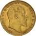 Moneta, Gran Bretagna, Edward VII, 1/2 Sovereign, 1907, BB+, Oro, KM:804